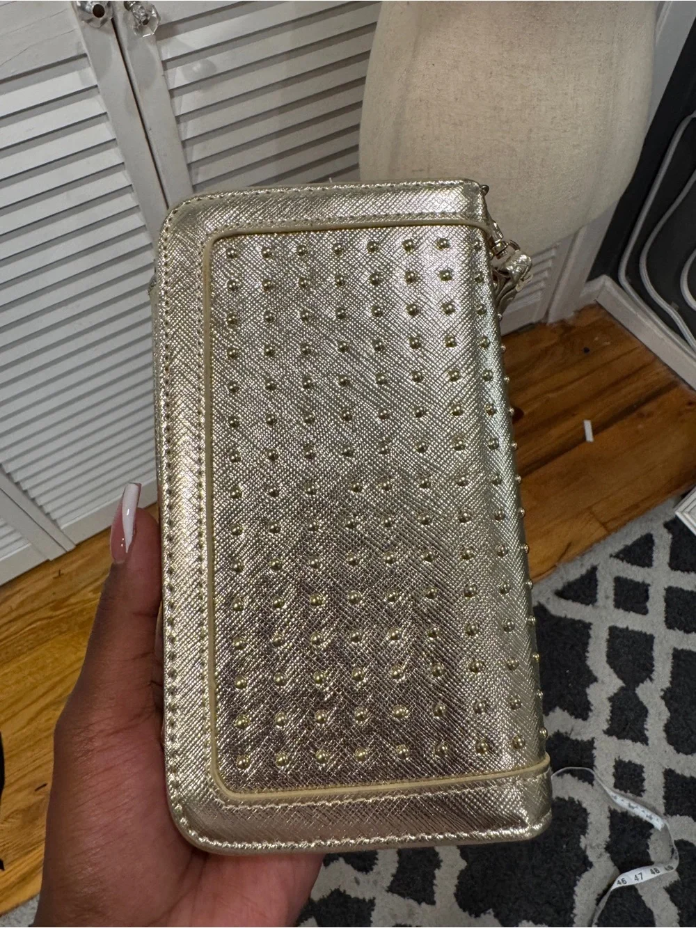 Gold Studded Women’s Wallet